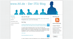 Desktop Screenshot of itil.de